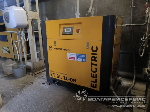 1.Поставка винтового компрессора et sl 11-08